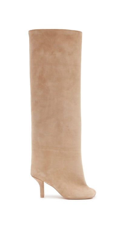 SUEDE KNEE HIGH BOOTS