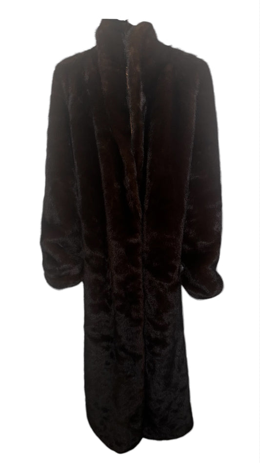 FAUX MINK FUR JACKET