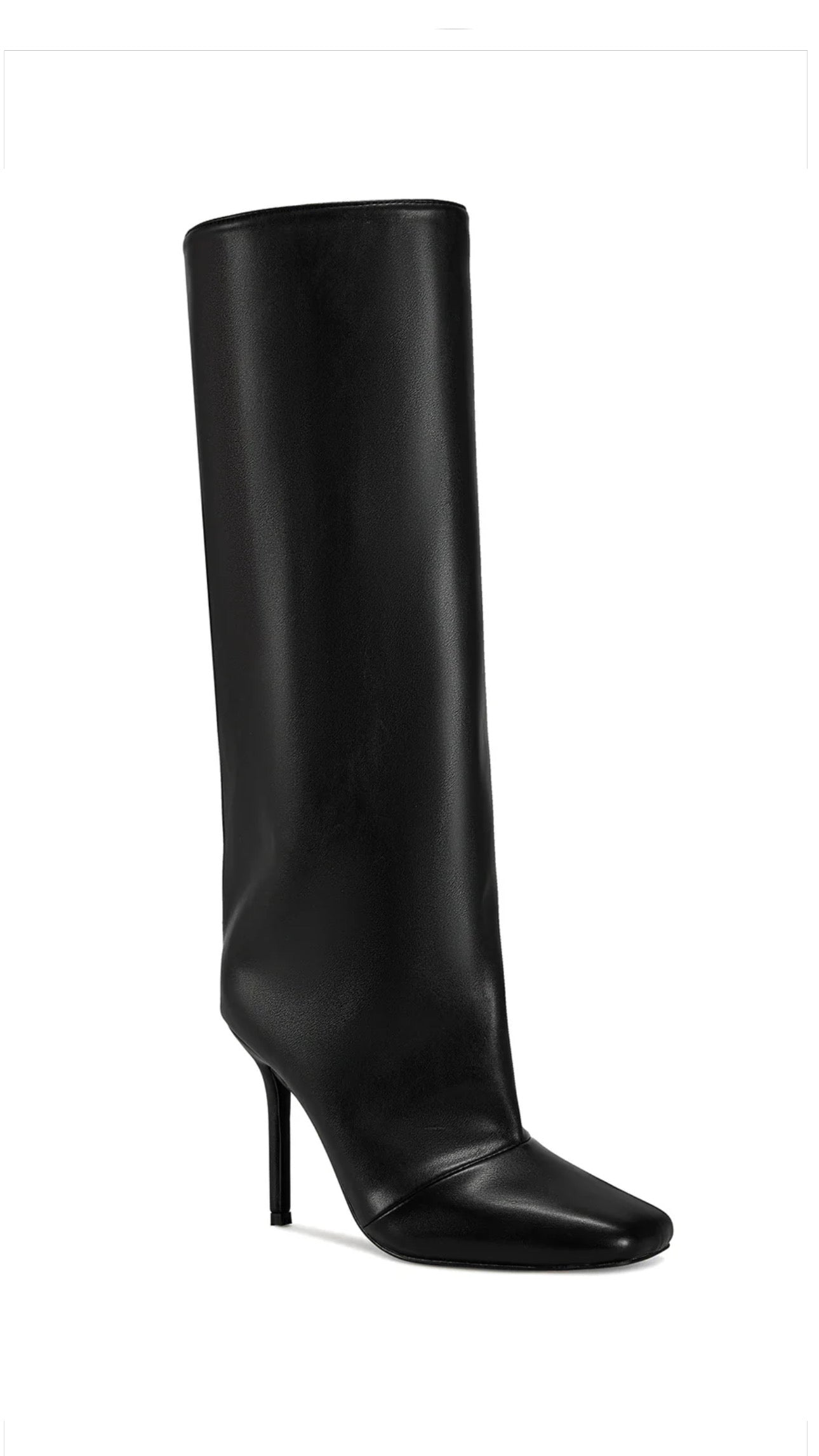 LEATHER KNEE HIGH BOOTS